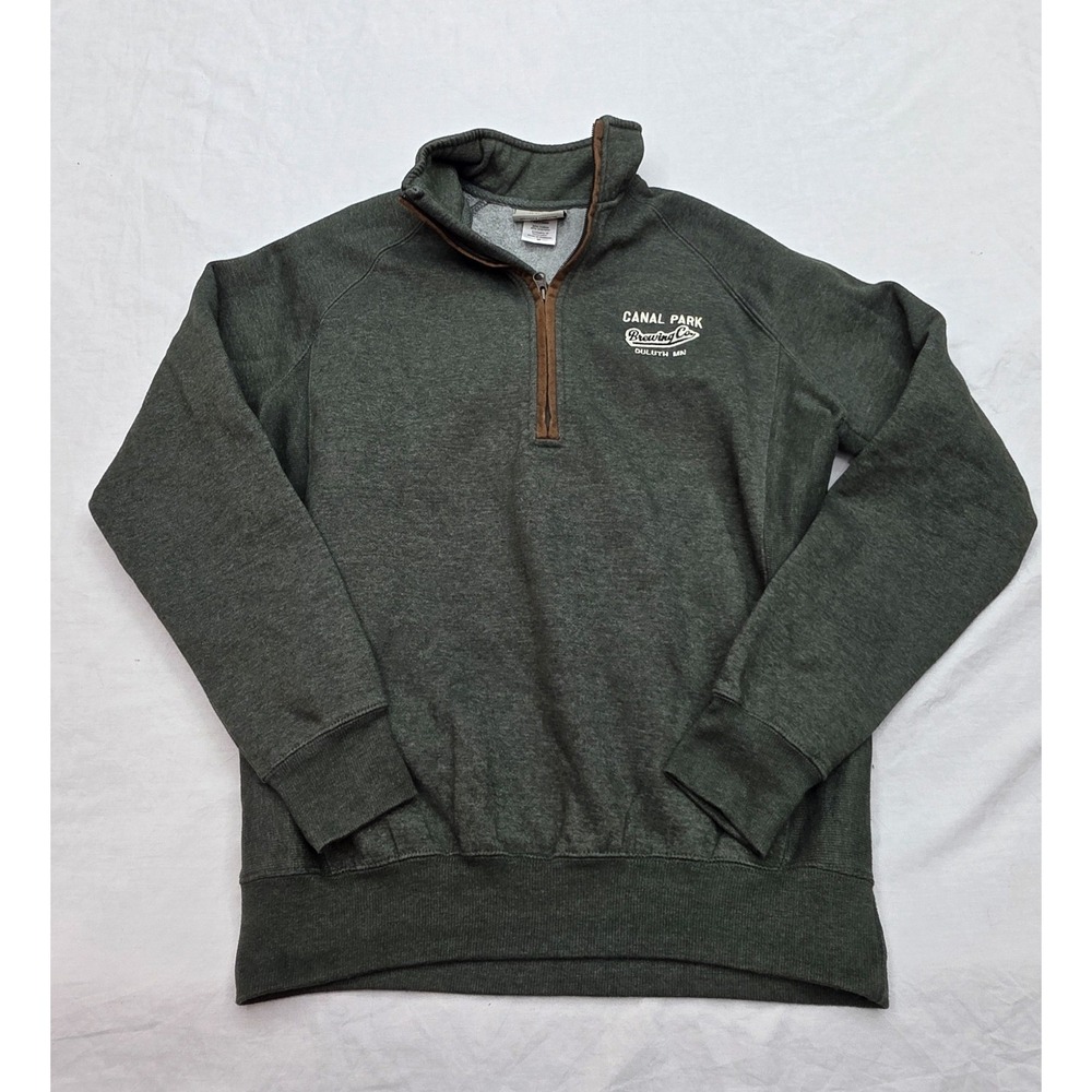 Artisans Green Canal Park‎ Brewing 1/4 Zip Pullover Sweatshirt Size Medium